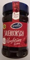 Zuckermenge drin Brotaufstrich - Marmelade - Sauerkirsche Konfitüre Extra