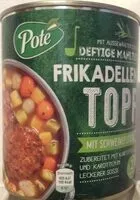 İçindeki şeker miktarı Konserve (Poté) - Frikadellen Topf