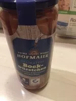 Cantidad de azúcar en Bockwürstchen