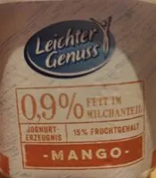 含糖量 Mango yogur