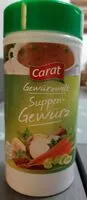 Amount of sugar in Suppen Gewürz