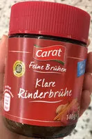Amount of sugar in Klare Rinderbrühe
