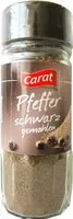 Amount of sugar in Gewürze - carat - Pfeffer Schwarz gemahlen