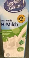 含糖量 entrahmte H-Milch