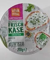 Jumlah gula yang masuk Körniger Frischkäse (Kräuter)