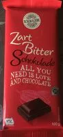 Zuckermenge drin Zart Bitter Schokolade