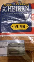 Zuckermenge drin Sandwich Scheiben Weizen