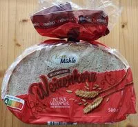 入っている砂糖の量 Weizenmischbrot Weizenkorn