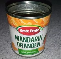 Количество сахара в Mandarinorangen, leicht gezuckert