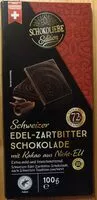 Количество сахара в Schweizer Edel Zartbitter Schokolade