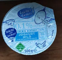 含糖量 Joghurt Mild 0,1%