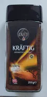 Quantité de sucre dans Löslicher Kaffee, kräftig