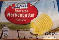 Jumlah gula yang masuk Markenbutter Süßrahm