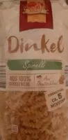 İçindeki şeker miktarı Dinkel Spirelli