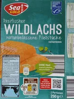 Sokerin määrä sisällä Pazifisches Wildlachsfilet