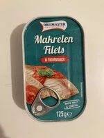 Sugar and nutrients in Thunfisch creme