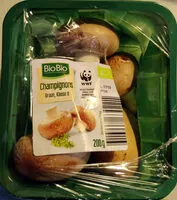 Sokerin määrä sisällä Champignons braun, Klasse II