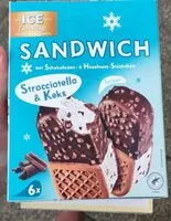 Cantidad de azúcar en ICE Fantasy sandwich