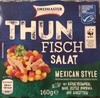 Suhkru kogus sees Thunfischsalat Mexican Style