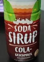 Amount of sugar in Soda Sirup Cola