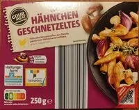 Sokerin määrä sisällä Hähnchen Geschnetzeltes