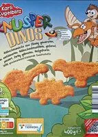 入っている砂糖の量 Knusper Dinos