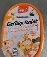 Zuckermenge drin Geflügelsalat