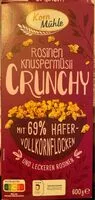 入っている砂糖の量 Rosinen Knuspermüsli Crunchy