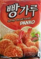 Jumlah gula yang masuk Samlip breadcrumbs panko
