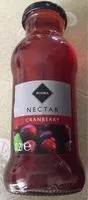 Jumlah gula yang masuk Nectar cranberry