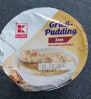 Suhkru kogus sees Grießpudding Zimt