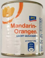 Amount of sugar in Mandarin-Orangen