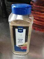 Quantité de sucre dans Poivre noir moulu