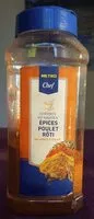 Quantité de sucre dans Epices poulet roti