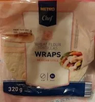 Quantité de sucre dans Wraps Mexican style
