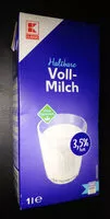 Suhkru kogus sees Haltbare Vollmilch