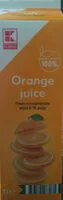 Количество сахара в Orange juice