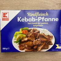 Suhkru kogus sees Rindfleisch Kebab-Pfanne