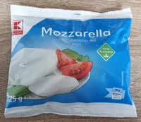 Suhkru kogus sees Mozzarella