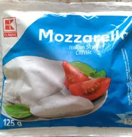 Suhkru kogus sees K Classic Mozzarella Classic