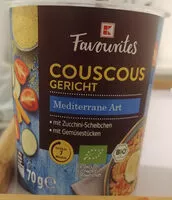 Sokerin määrä sisällä Couscous Gericht Mediterrane Art