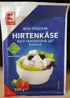 Suhkru kogus sees Hirtenkäse