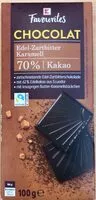 Suhkru kogus sees Chocolat Edel-Zartbitter Karamell 70%
