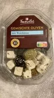 चीनी की मात्रा Gemischte Oliven mit Weichkäse