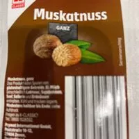 Количество сахара в Muskatnuss ganz