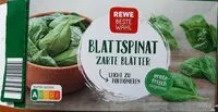 Suhkru kogus sees Blattspinat zarte Blätter