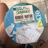 Suhkru kogus sees Rewe Bio Kokos Natur Joghurt