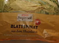 Cantidad de azúcar en Blattspinat aus dem Rheinland