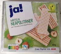 Cantidad de azúcar en ja! Waffeln Neapolitaner mit Haselnusscremefüllung