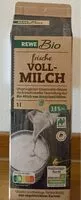 चीनी की मात्रा Bio frische Voll-Milch
